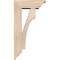 Ekena Millwork Westlake Traditional Smooth Bracket w/ Offset Brace, Douglas Fir, 5 1/2"W x 14"D x 26"H BKT0604X14X26WTL01SDF - alternate 2